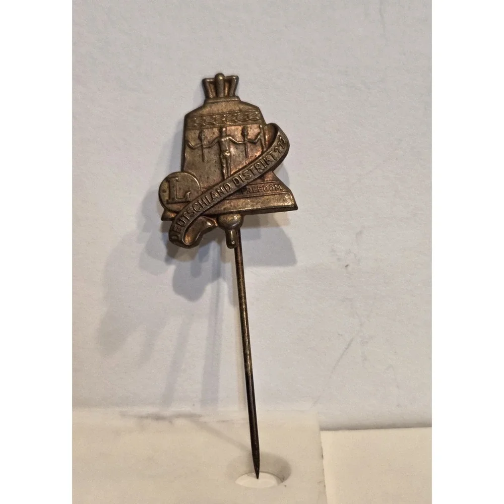 German International Lions Club Tinnie Style Stick Pin VINTAGE